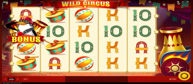 wild circus jackpot